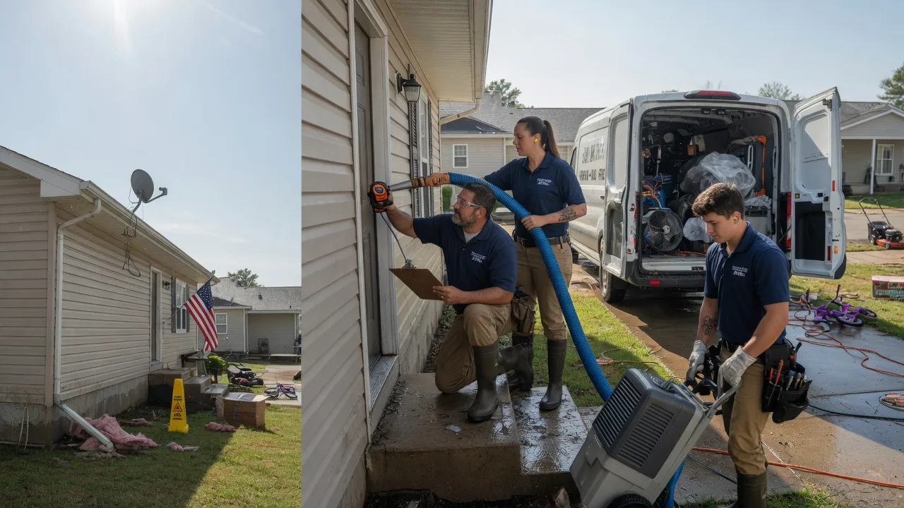 Ceiling Water Damage Restoration in Vanndale, AR near me